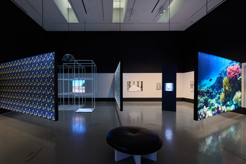 Gregory Chatonsky, Completion 1.0 (2021), Imaging after Photography , January 23 – May 9, 2026. Moody Center for the Arts at Rice University. Photo: Alex Marks - Exhibition design by world
National commission from the National Center for Visual Arts (CNAP) as part of Photography 3.0